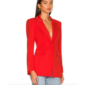 Revolve LITA By Ciara Coral Single Button Lapel Blazer Jacket Extra Large